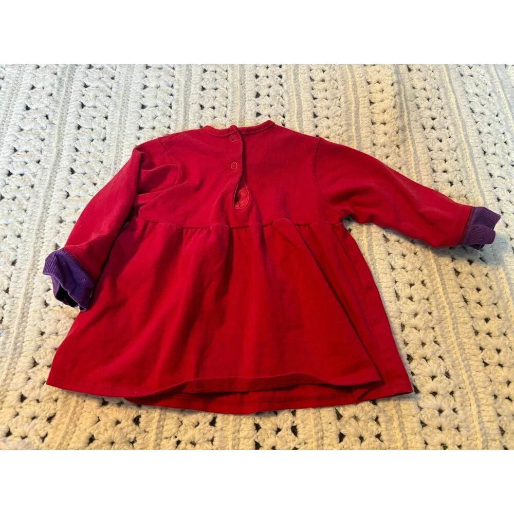 Carter’s vintage red dress jester clown carnival 18 mths embroidered